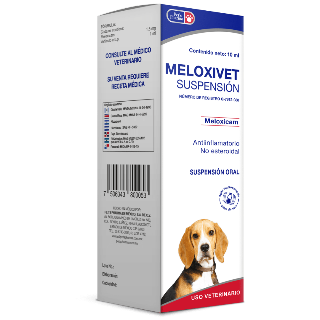 Meloxivet Suspensión - Pet's Pharma Meloxivet Suspensión - Pet's Pharma